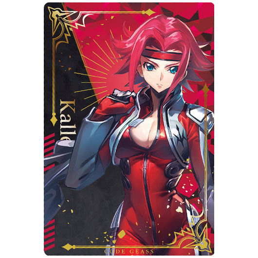 Code Geass Genesic Re;CODE Twin Wafer [11.Character card 11: Kallen]