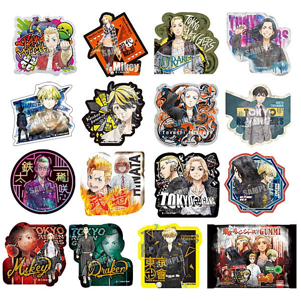 Tokyo Revengers Gummy [All 15 type set(Full Complete)]
