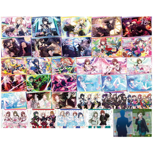 THE IDOLM@STER SHINY COLORS Wafer [All 34 type set(Full Complete)]