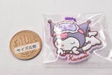 Sanrio Characters Pukkuri Rubber Mascot Gummi [3.Kuromi]