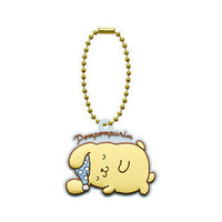 Sanrio Characters Pukkuri Rubber Mascot Gummi [6.Pompompurin]