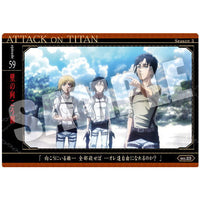 Attack on Titan The Final Season Wafer [23.The other side of the wall (story card)]