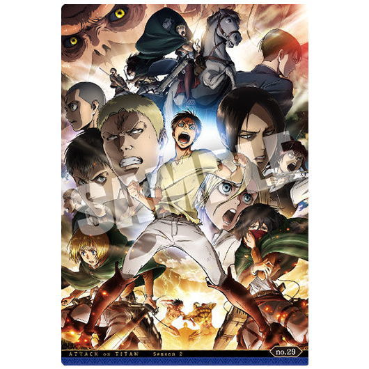 Attack on Titan The Final Season Wafer [29.Phase 2 Key Visual (Visual Card)]