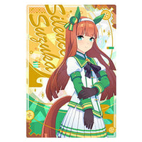 Umamusume Pretty Derby Twin Wafer [2.Character card (matching clothes) 2: Silence Suzuka (Hologram & stamping)]