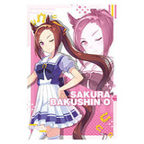 Umamusume Pretty Derby Twin Wafer [17.Character card (uniform) 7: Sakura Bakushin O]