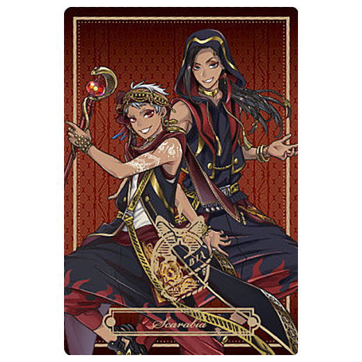 Disney Twisted Wonderland Twin Wafer [26.Scarabia (Golden Foil Stamping ver.)]