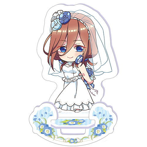 The Quintessential Quintuplets eason 2 YuraYura Mitsumete Acrylic Stand [8.Miku Nakano Dress ver.]