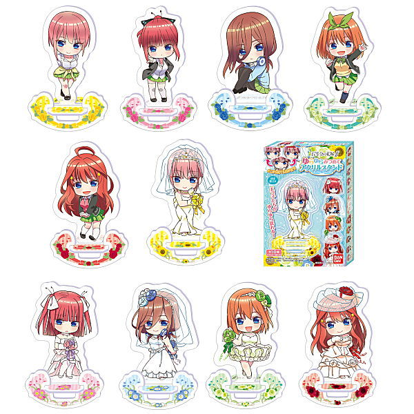 The Quintessential Quintuplets eason 2 YuraYura Mitsumete Acrylic Stand [All 10 type set(Full Complete)]