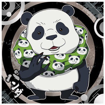 Niforamtion Movie Jujutsu Kaisen 0 Deformed Style Sticker Wafer [5.Panda (normal)]