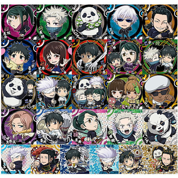 Niforamtion Movie Jujutsu Kaisen 0 Deformed Style Sticker Wafer [All 26 type set(Full Complete)]