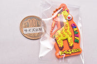 GINBIS Tabekko Doubutsu Pukkuri Rubber Mascot Gummy [5.giraffe]
