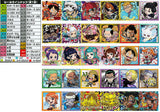 Niforamtion ONE PIECE Pirate Sticker Wafer [All 30 type set(Full Complete)]