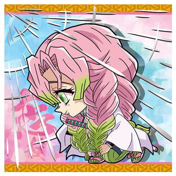 Niforamtion Kimetsu no Yaiba Deformed Style Sticker Wafer Part.6 [13.Mitsuri Kanroji (Super rare)]