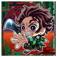 Niforamtion Kimetsu no Yaiba Deformed Style Sticker Wafer Part.6 [24.Tanjirou Kamado (rare)]