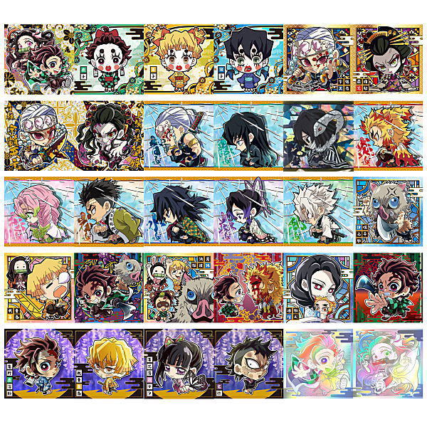 Niforamtion Kimetsu no Yaiba Deformed Style Sticker Wafer Part.6 [All 30 type set(Full Complete)]