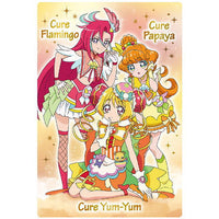 PreCure All Stars KiraKira Card Gummy [7.Cure Yum-Yum & Cure Flamingo & Cure Papaya]