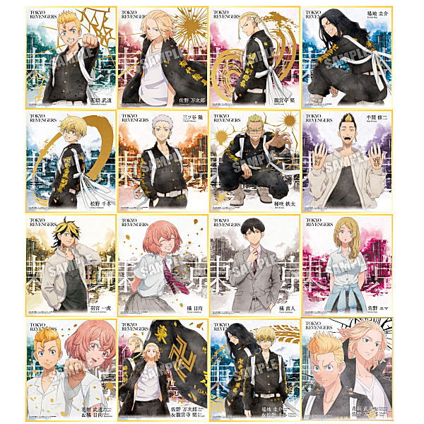 Tokyo Revengers Shikishi ART [All 16 type set(Full Complete