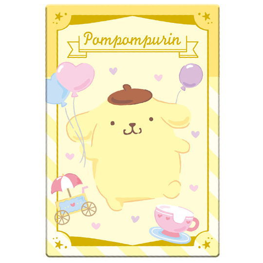 Sanrio Characters Wafer [2.Pompompurin (Character card)]