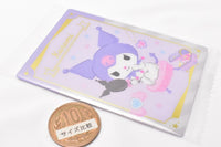 Sanrio Characters Wafer [5.Kuromi (Character card)]