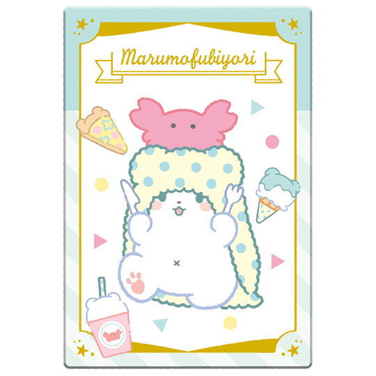 Sanrio Characters Wafer [19.Marumofubiyori (Character card)]