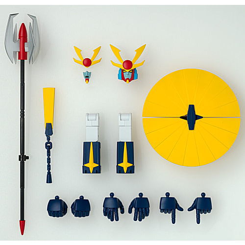 SMP [SHOKUGAN MODELING PROJECT] Invincible Steel Man Daitarn 3 [1.A Part (Head & Arms & Weapons)]