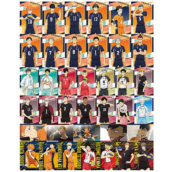 Haikyuu!! Wafer [All 38 type set(Full Complete)]