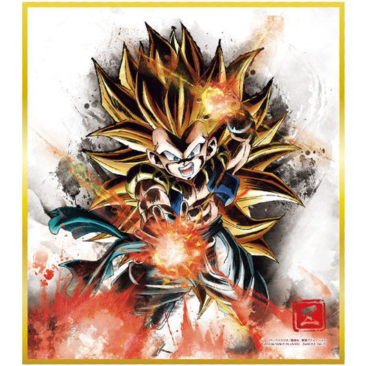 Dragon Ball Shikishi ART RAGING [9.Super Saiyan3 Gotenks]