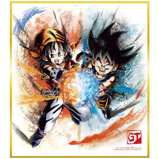 Dragon Ball Shikishi ART RAGING [15.Son Gokou & Pan]