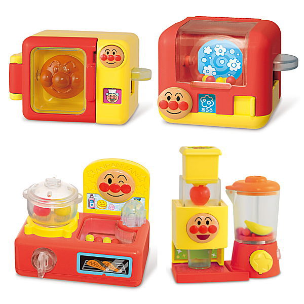 Anpanman Wakuwaku! Otetsudai Kitchen [All 4 type set(Full Complete)]