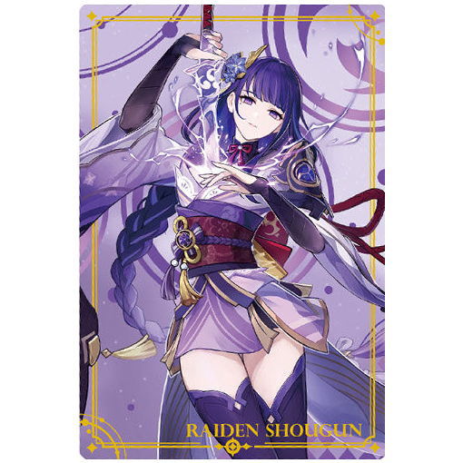 Genshin Impact Genshin Wafer 2 [12.Raiden Shougun (R)]