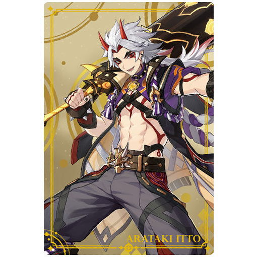 Genshin Impact Genshin Wafer 2 [15.Arataki Iotto (R)]