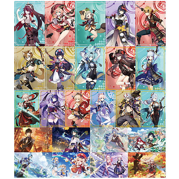 Genshin Impact Genshin Wafer 2 [All 24 type set(Full Complete)]