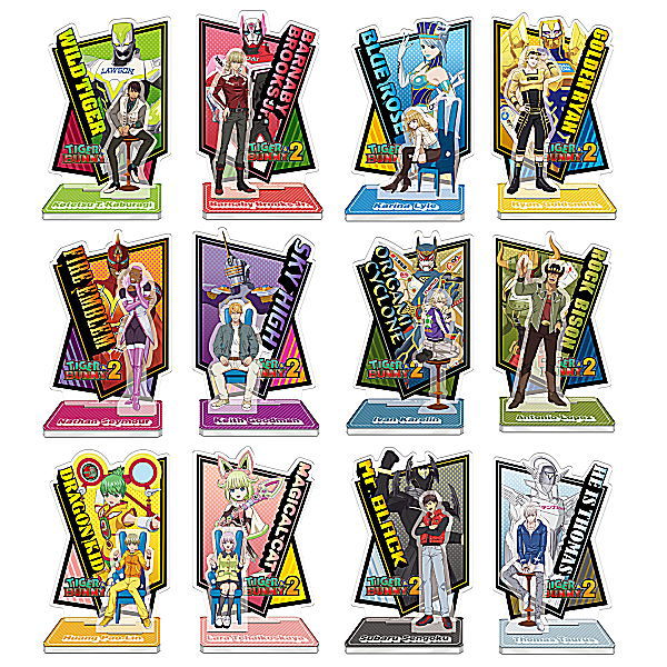 TIGER & BUNNY 2 Your Partner Acrylic Stand [All 12 type set(Full Complete)]