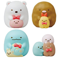 Sumikkogurashi Friends Part.6 [Assorted 4 type set (1.Shirokuma & Furoshiki/3.Tonkatsu & Ebifurai no Shippo/5.Tokage & Nisetsumuri/7.Tapioca)]