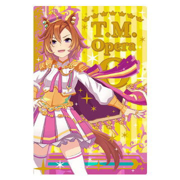 Umamusume Pretty Derby Twin Wafer 2nd R [2.Character card (matching clothes) T.M. Opera O (Hologram & stamping)]