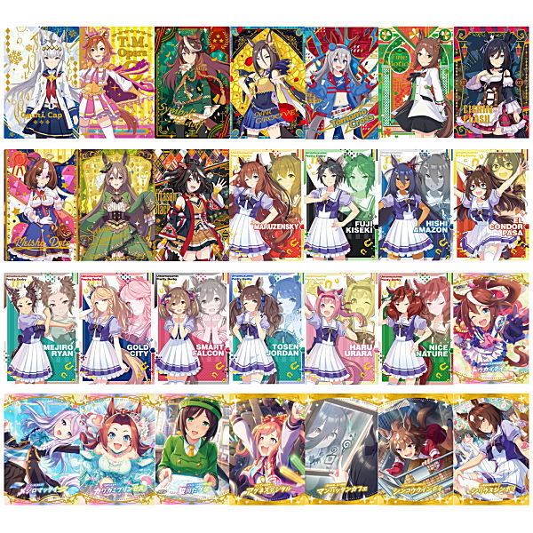 Umamusume Pretty Derby Twin Wafer 2nd R [All 28 type set(Full Complete)]