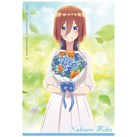 The Quintessential Quintuplets SS Wafer Part.3 [3.Character Card 3: Miku Nakano]