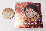 Niforamtion ONE PIECE Pirate Sticker Wafer LOG.2 [27.Monkey D. Luffy(Super Grand Rare)]