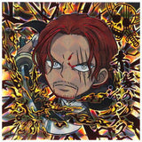 Niforamtion ONE PIECE Pirate Sticker Wafer LOG.2 [31.Shanks (separate specification ver.) (Super Grand Rare)]