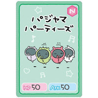 Chiikawa Collection Card Gummy [11.Pajamas parties (normal)]