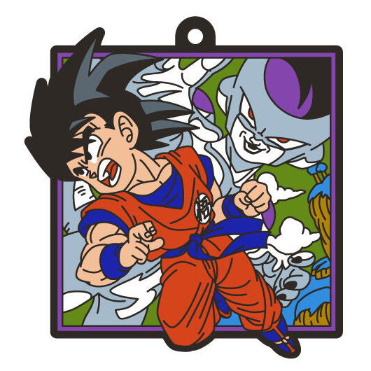 DRAGON BALL Rubber mascot ART Gummy [5.Son Gokou & Freeza]