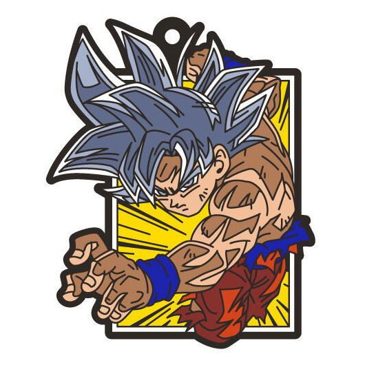 DRAGON BALL Rubber mascot ART Gummy [11.Son Gokou (Ultra Instinct)]