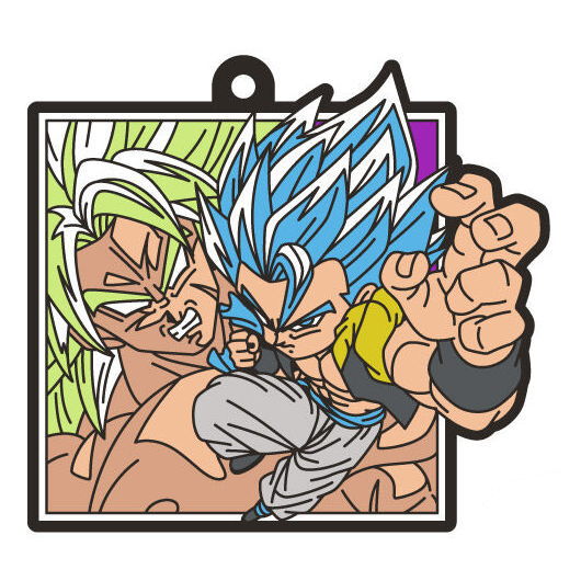 DRAGON BALL Rubber mascot ART Gummy [12.Gogeta & Broly]