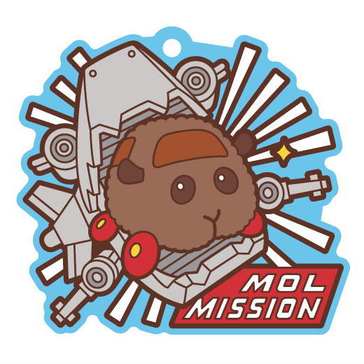 PUIPUI Molcar Pukkuri Rubber mascot Gummy [10.Mol mission]