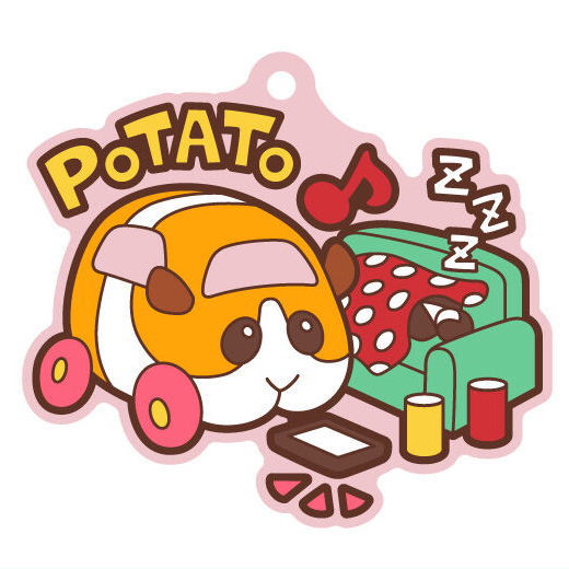 PUIPUI Molcar Pukkuri Rubber mascot Gummy [14.Potato]