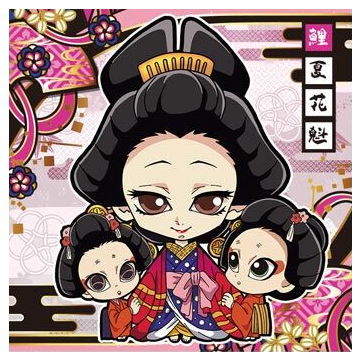 Niforamtion Kimetsu no Yaiba Deformed Sticker Wafer Part.7 [8.Koinatsu oiran (Normal)]