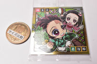 Niforamtion Kimetsu no Yaiba Deformed Sticker Wafer Part.7 [27.Tanjirou Kamado & Nezuko Kamado (Rare)]