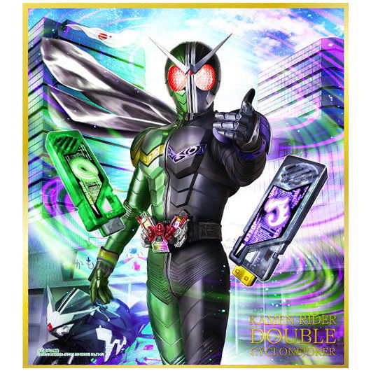 Kamen Rider Shikishi ART Selection Feat. Kamen Rider W [1.Kamen Rider W Cyclone Joker]