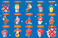 BT21 Cookie Charm Cot Part.2 [Assorted 13 type set (2.3.4.5.6.7.8.9.10.11.12.13.14)]