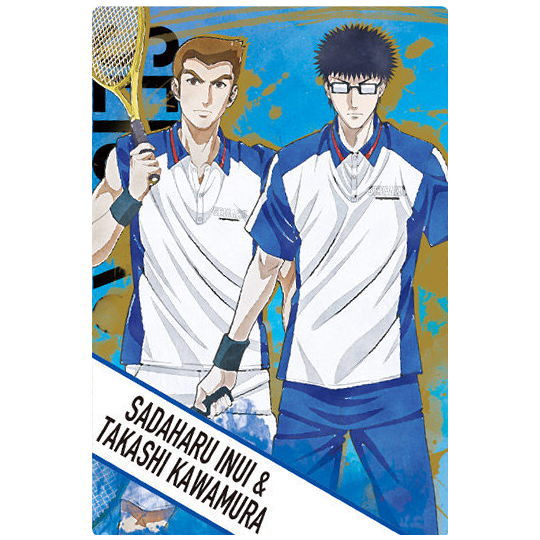 New Prince of Tennis Twin Wafers [15.Sadaharu Inui & Takashi Kawamura (character card)]